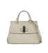 Bamboo Daily Top Handle Satchel, &pound;310, Handbags, Cream, Leather, Front view